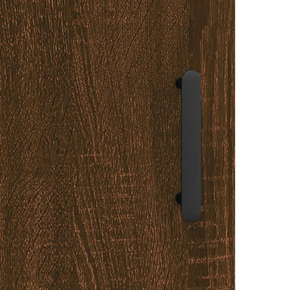 Sideboard Brown Oak 34.5x34x90 cm Engineered Wood