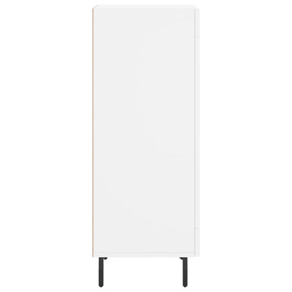 Sideboard White 34.5x34x90 cm Engineered Wood