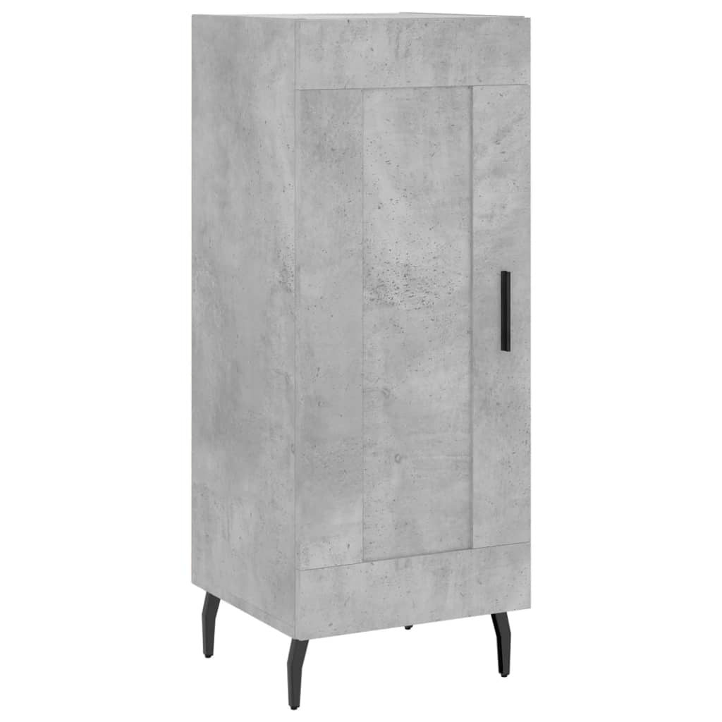 Sideboard Concrete Grey 34.5x34x90 cm Engineered Wood