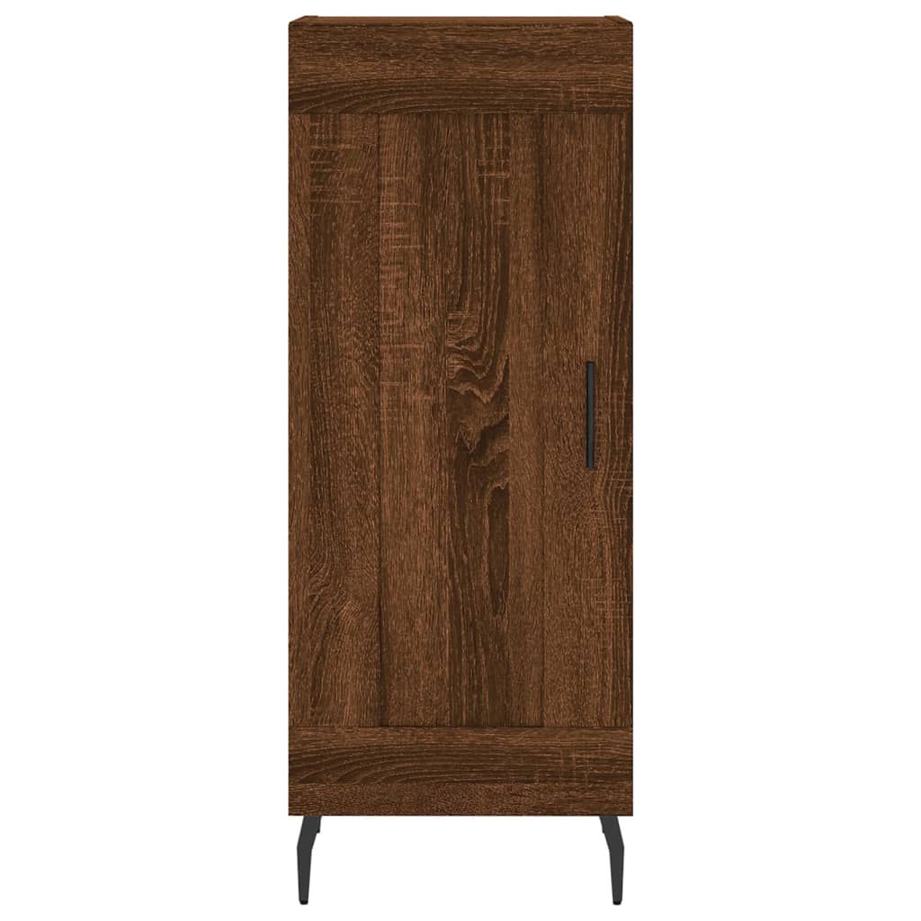 Sideboard Brown Oak 34.5x34x90 cm Engineered Wood
