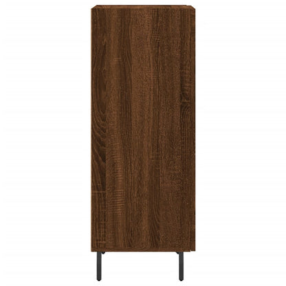 Sideboard Brown Oak 34.5x34x90 cm Engineered Wood