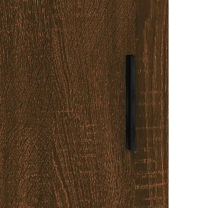 Sideboard Brown Oak 34.5x34x90 cm Engineered Wood
