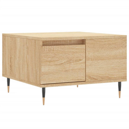 Coffee Table Sonoma Oak 55x55x36.5 cm Engineered Wood