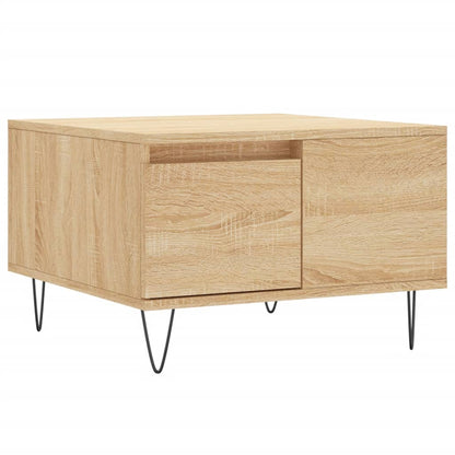Coffee Table Sonoma Oak 55x55x36.5 cm Engineered Wood