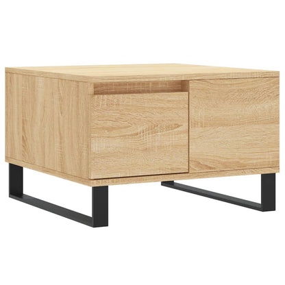 Coffee Table Sonoma Oak 55x55x36.5 cm Engineered Wood