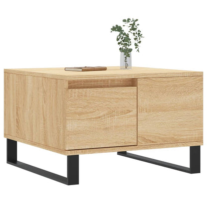 Coffee Table Sonoma Oak 55x55x36.5 cm Engineered Wood