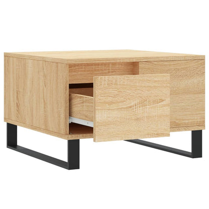 Coffee Table Sonoma Oak 55x55x36.5 cm Engineered Wood