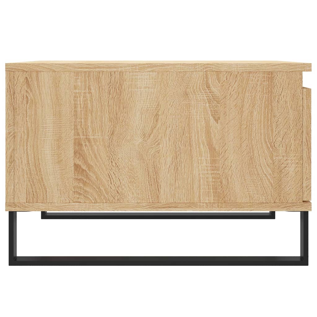 Coffee Table Sonoma Oak 55x55x36.5 cm Engineered Wood