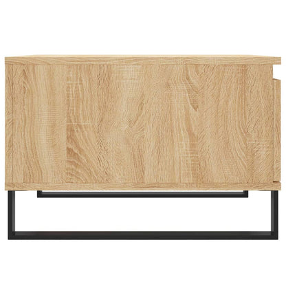 Coffee Table Sonoma Oak 55x55x36.5 cm Engineered Wood