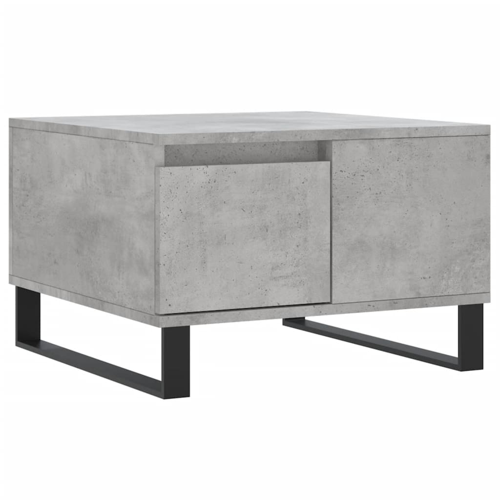 Coffee Table Concrete Grey 55x55x36.5 cm Engineered Wood