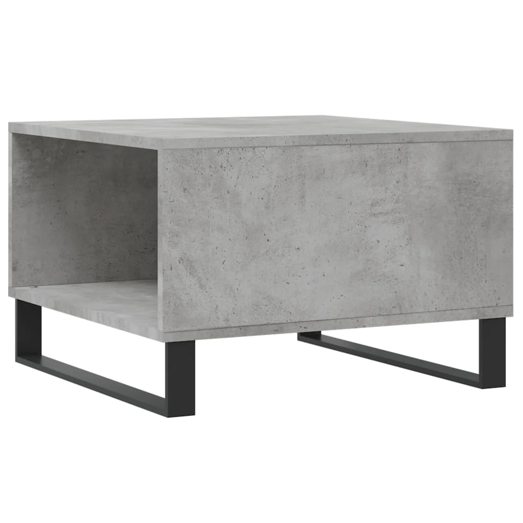 Coffee Table Concrete Grey 55x55x36.5 cm Engineered Wood