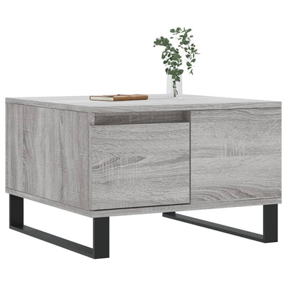 Coffee Table Grey Sonoma 55x55x36.5 cm Engineered Wood