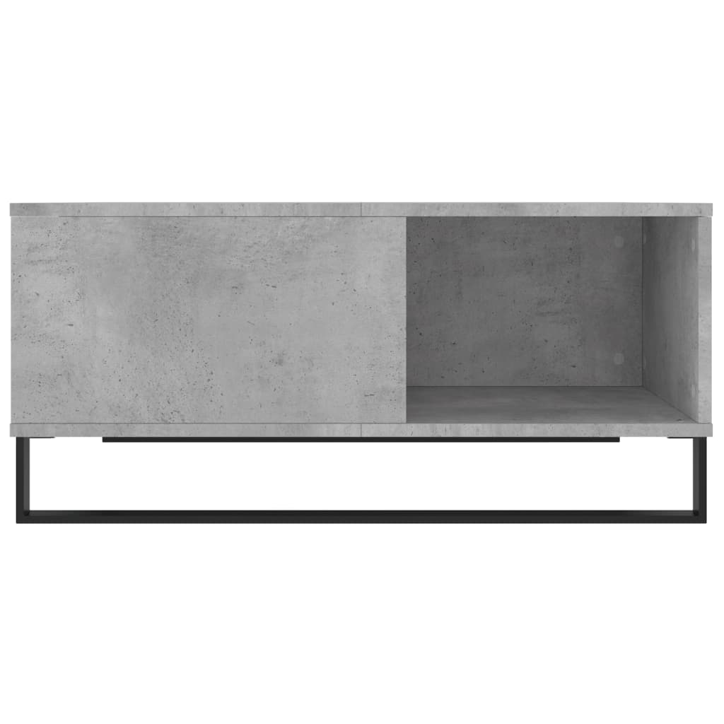 Coffee Table Concrete Grey 80x80x36.5 cm Engineered Wood