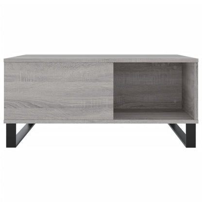 Coffee Table Grey Sonoma 80x80x36.5 cm Engineered Wood