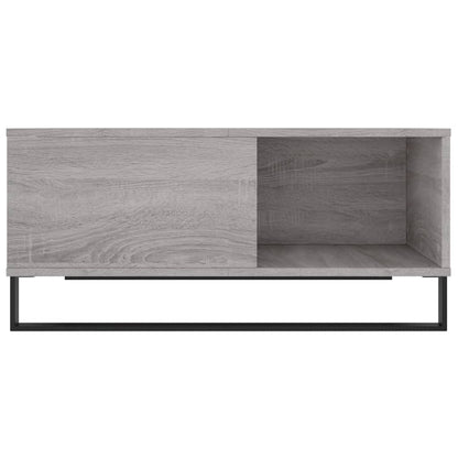 Coffee Table Grey Sonoma 80x80x36.5 cm Engineered Wood