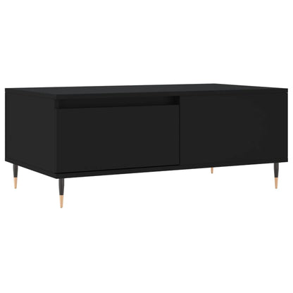 Coffee Table Black 90x50x36.5 cm Engineered Wood