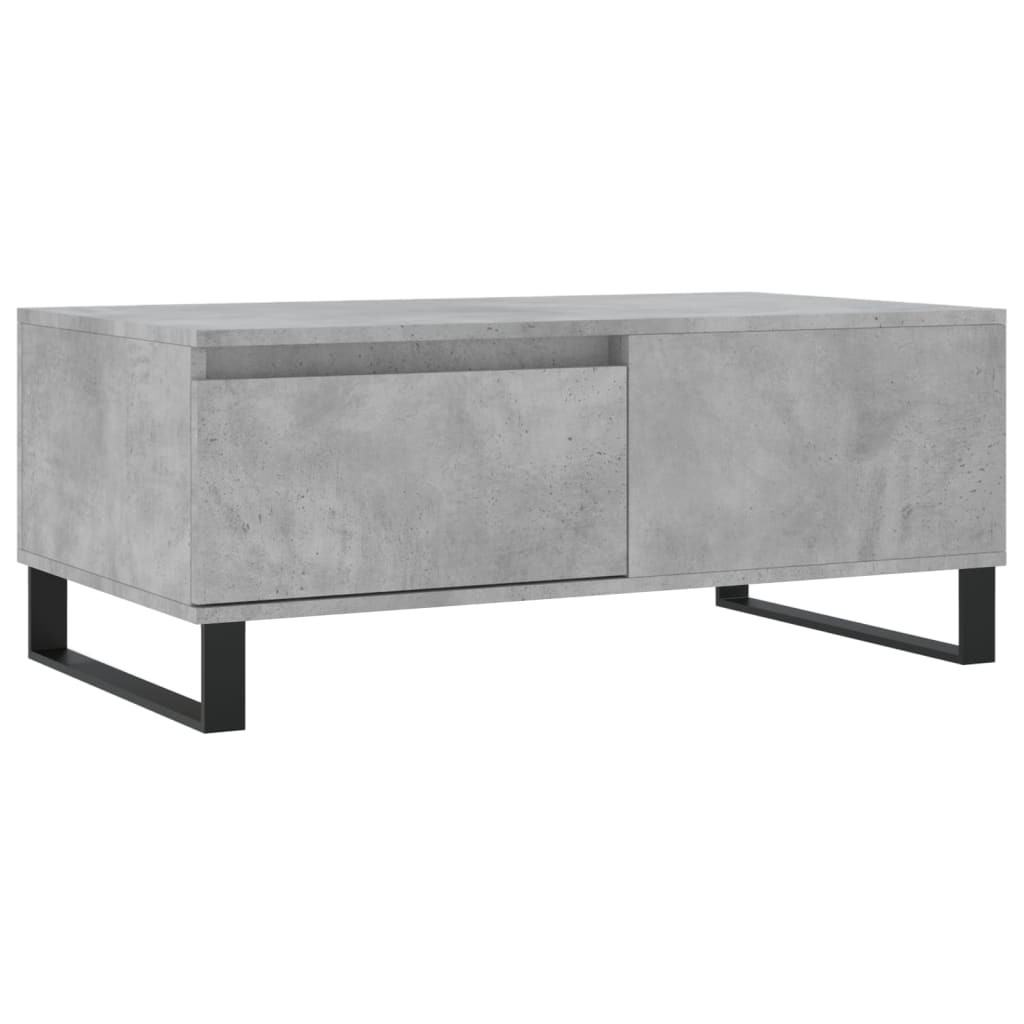 Coffee Table Concrete Grey 90x50x36.5 cm Engineered Wood