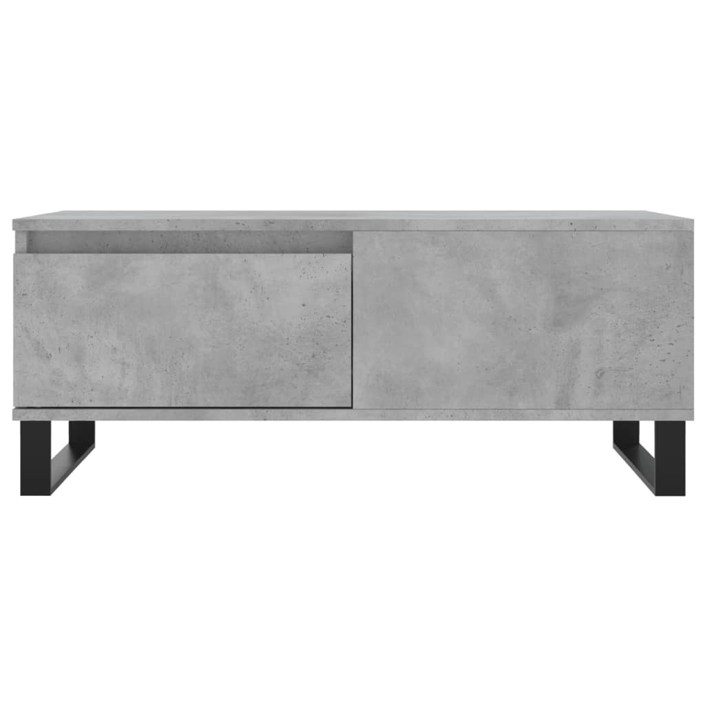 Coffee Table Concrete Grey 90x50x36.5 cm Engineered Wood