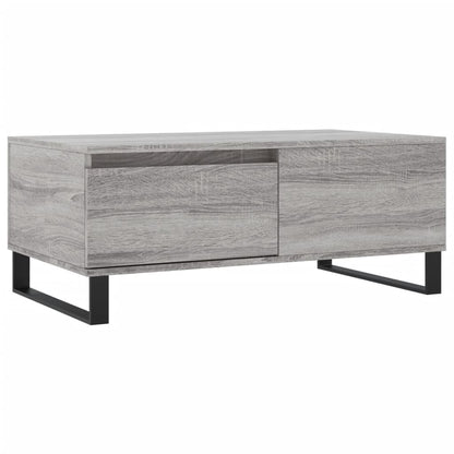 Coffee Table Grey Sonoma 90x50x36.5 cm Engineered Wood