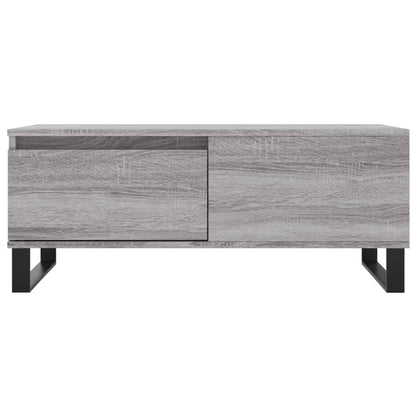 Coffee Table Grey Sonoma 90x50x36.5 cm Engineered Wood