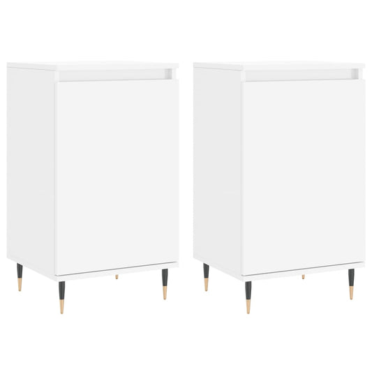 Sideboards 2 pcs White 40x35x70 cm Engineered Wood