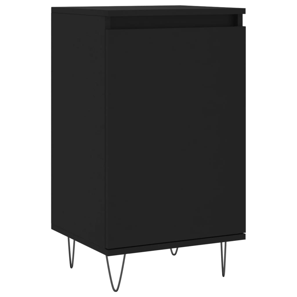 Sideboards 2 pcs Black 40x35x70 cm Engineered Wood