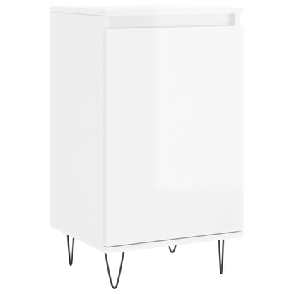 Sideboards 2 pcs High Gloss White 40x35x70 cm Engineered Wood