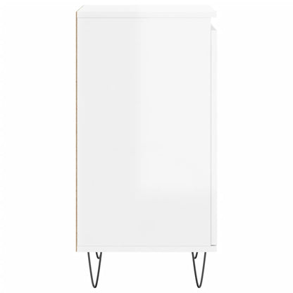 Sideboards 2 pcs High Gloss White 40x35x70 cm Engineered Wood