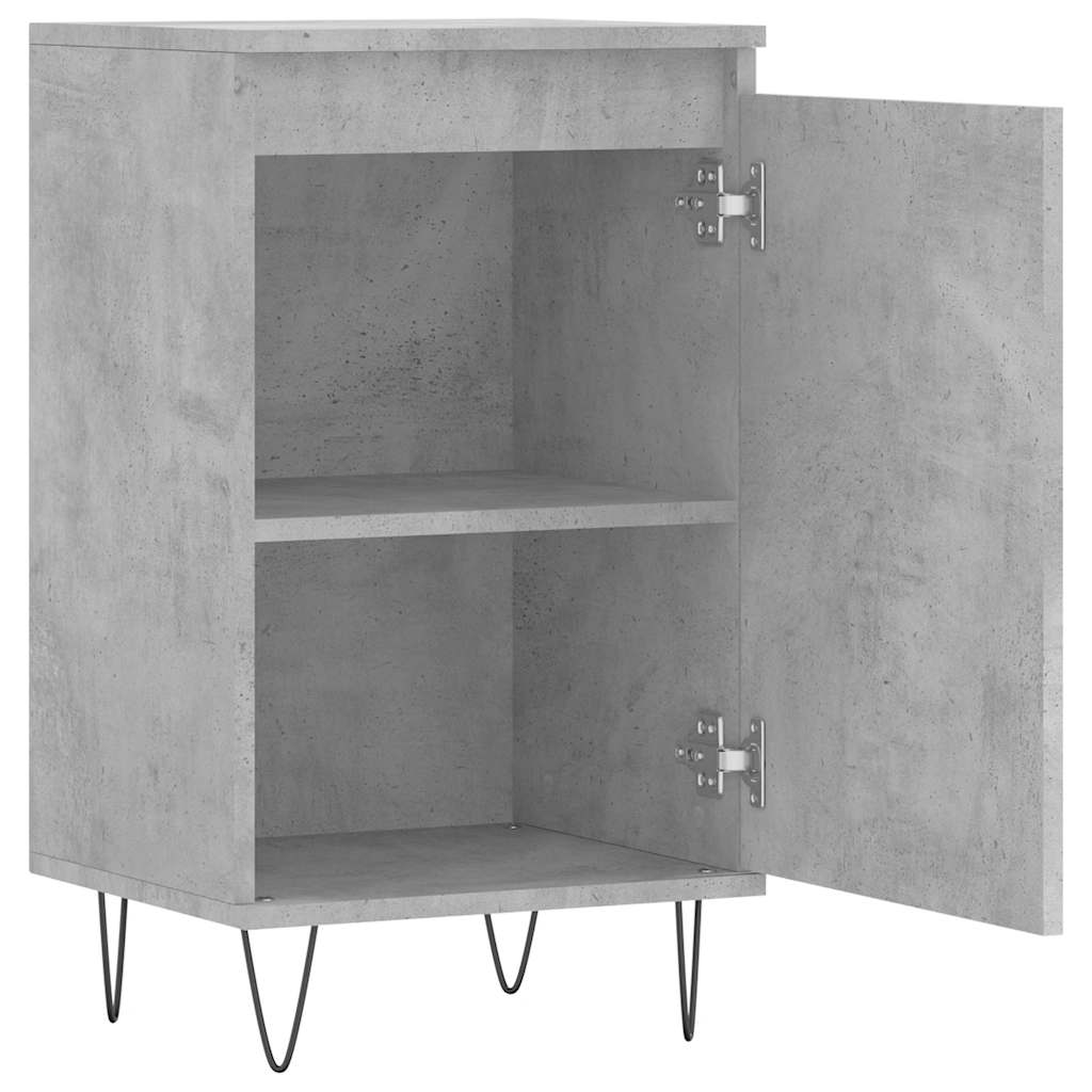 Sideboard Concrete Grey 40x35x70 cm Engineered Wood