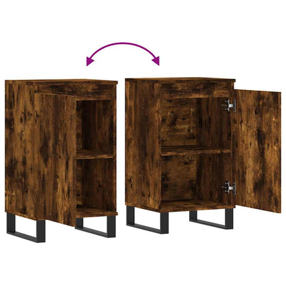 Sideboard Smoked Oak 40x35x70 cm Engineered Wood