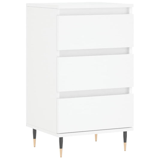 Sideboard White 40x35x70 cm Engineered Wood