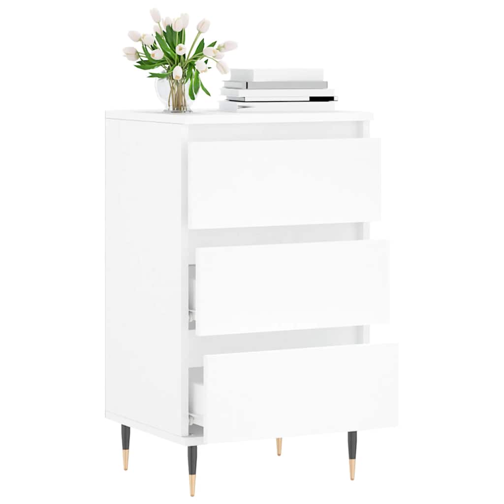 Sideboard White 40x35x70 cm Engineered Wood