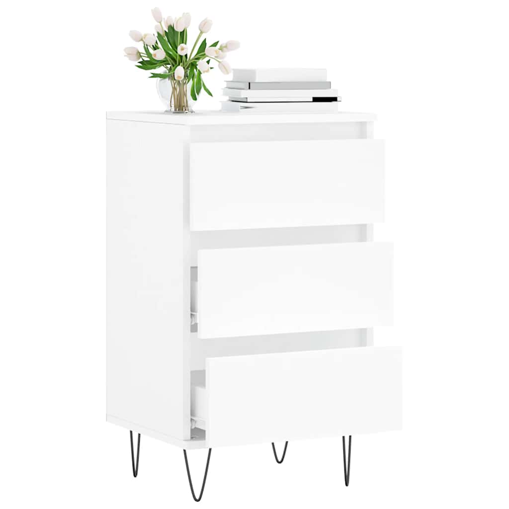 Sideboard White 40x35x70 cm Engineered Wood