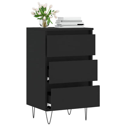 Sideboard Black 40x35x70 cm Engineered Wood