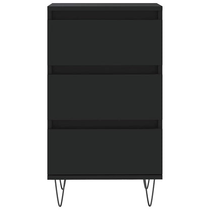 Sideboard Black 40x35x70 cm Engineered Wood