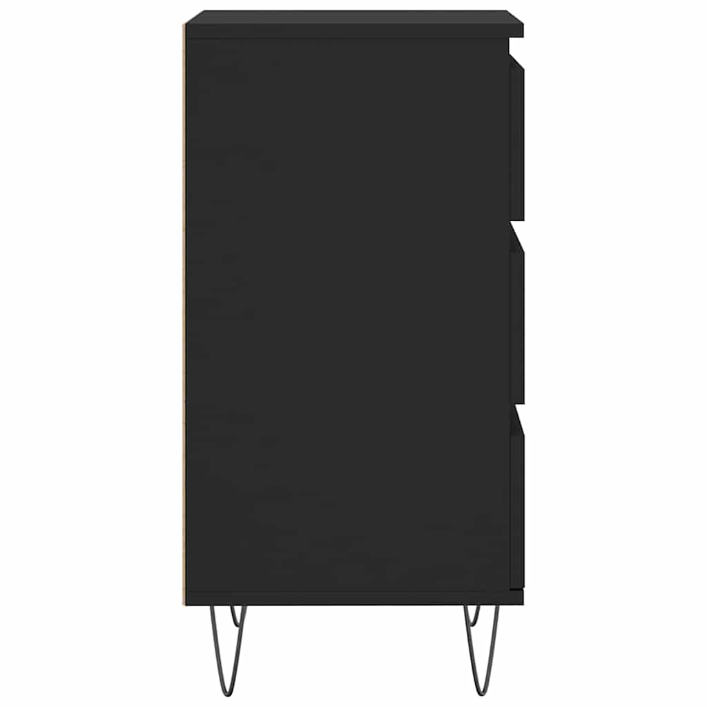 Sideboard Black 40x35x70 cm Engineered Wood