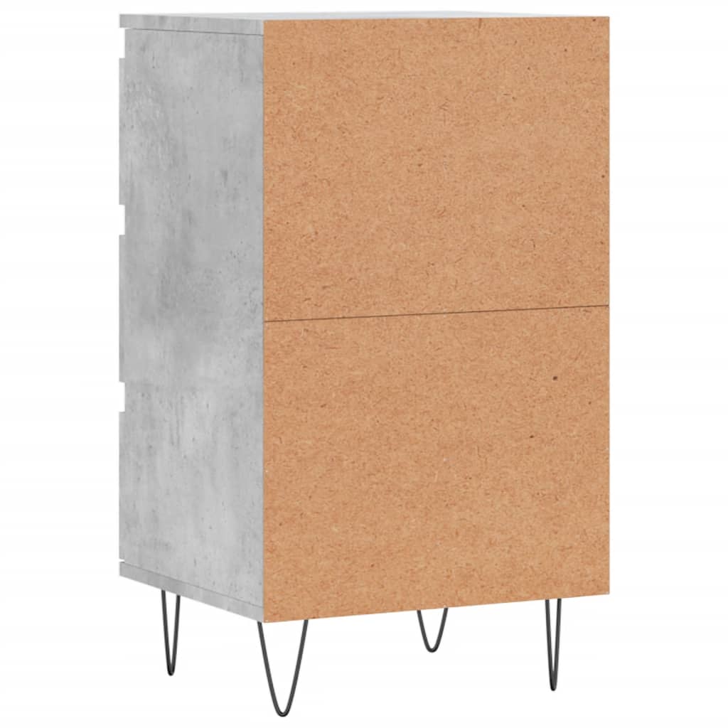 Sideboard Concrete Grey 40x35x70 cm Engineered Wood