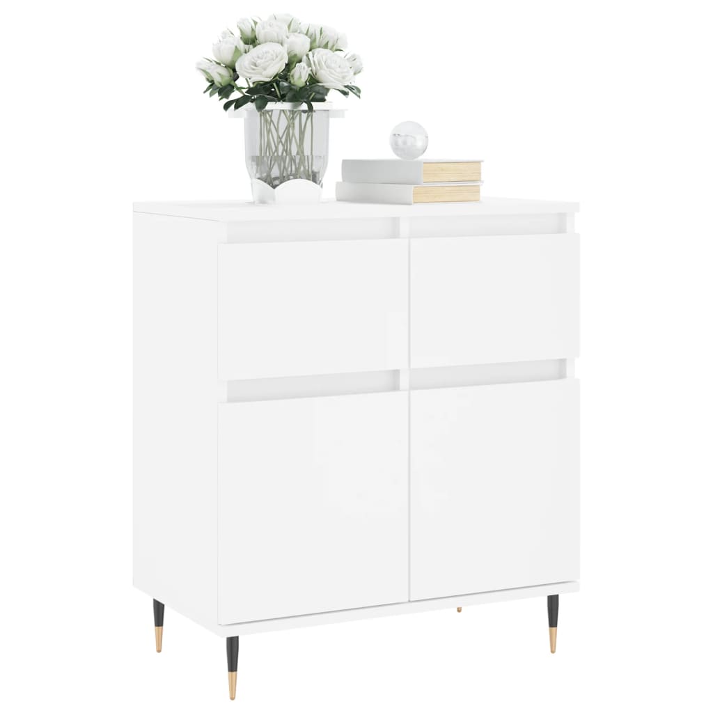 Sideboard White 60x35x70 cm Engineered Wood