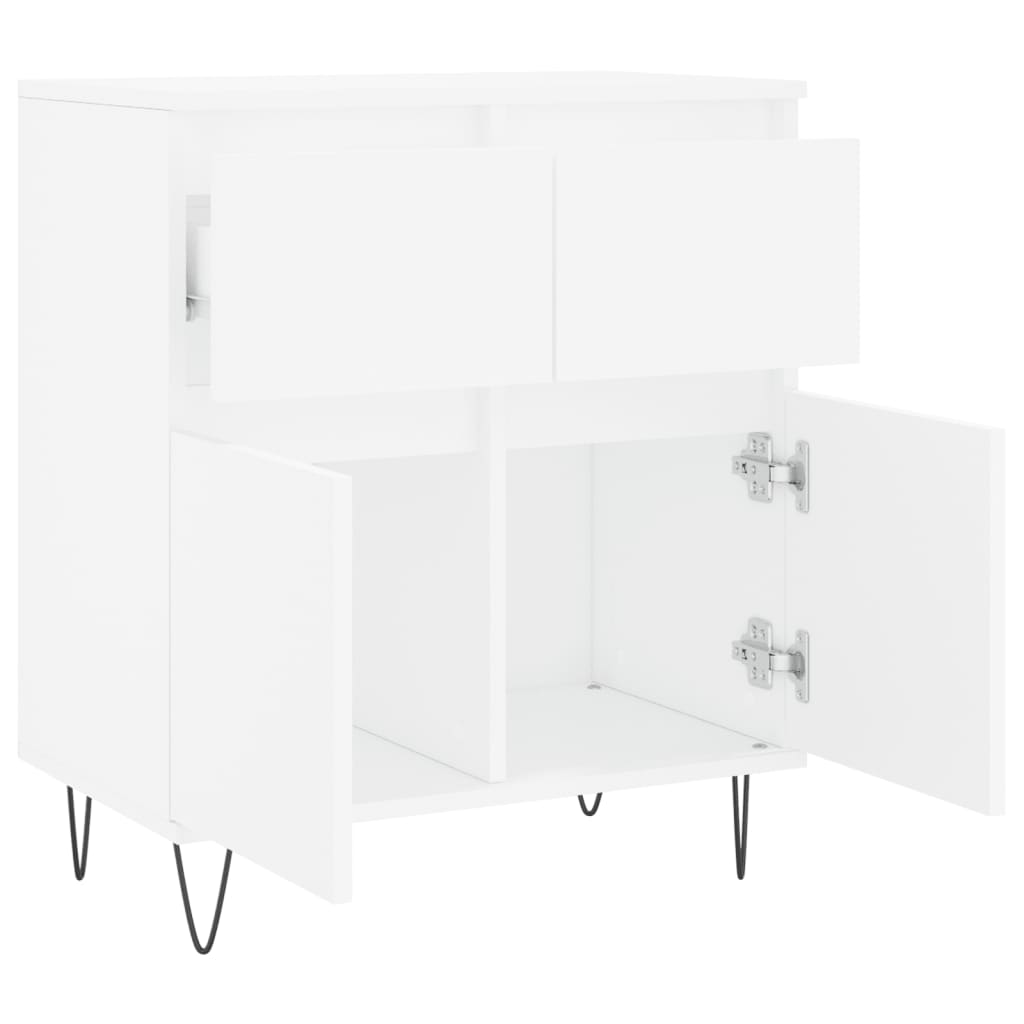Sideboard White 60x35x70 cm Engineered Wood