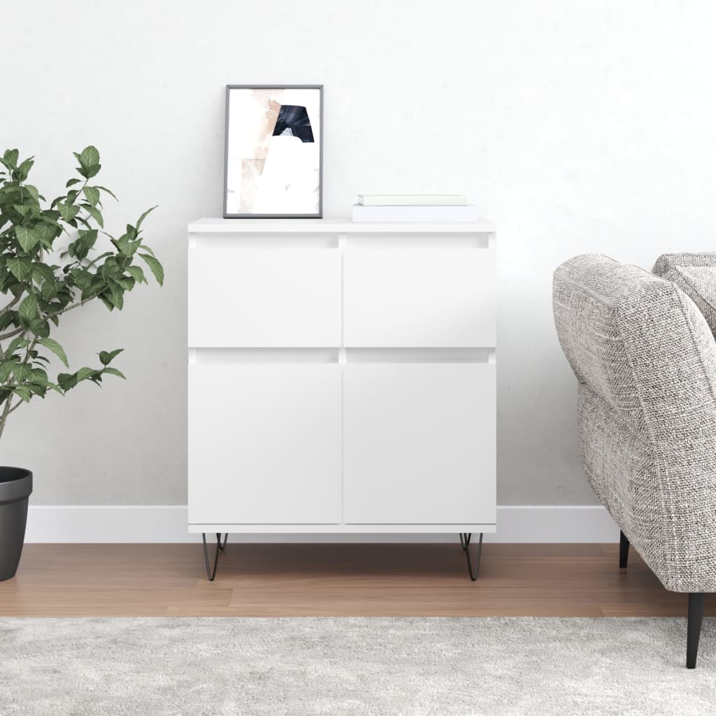 Sideboard White 60x35x70 cm Engineered Wood