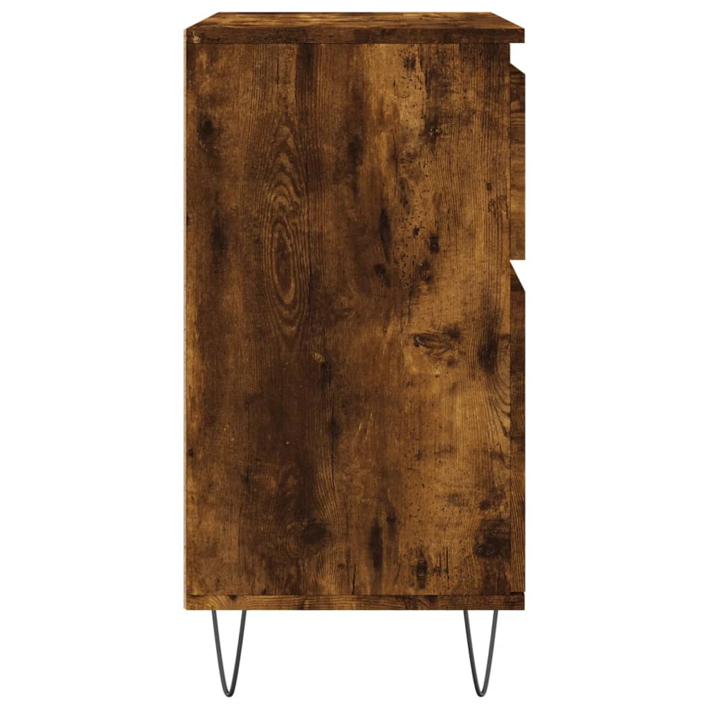 Sideboard Smoked Oak 60x35x70 cm Engineered Wood