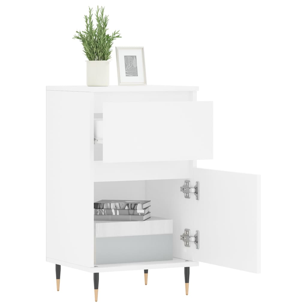 Sideboard White 40x35x70 cm Engineered Wood