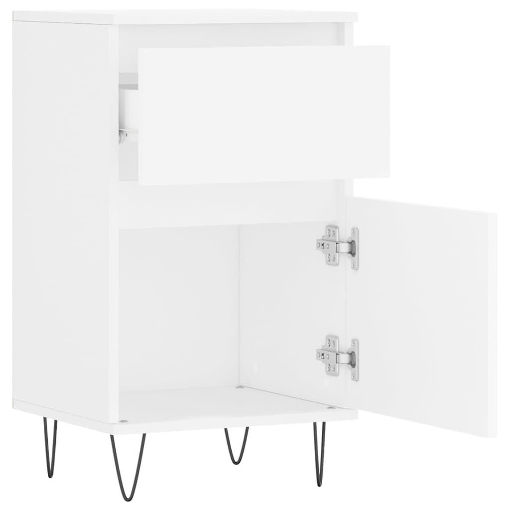 Sideboard White 40x35x70 cm Engineered Wood
