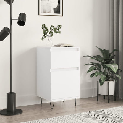 Sideboard White 40x35x70 cm Engineered Wood