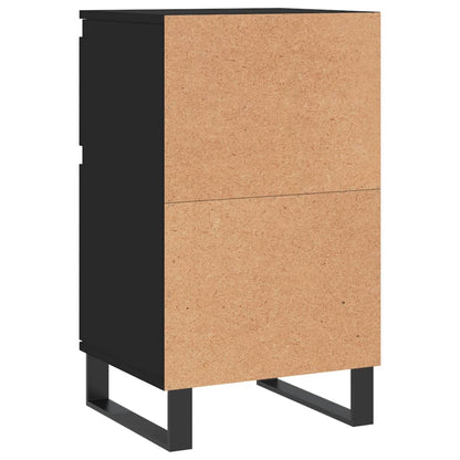 Sideboards 2 pcs Black 40x35x70 cm Engineered Wood