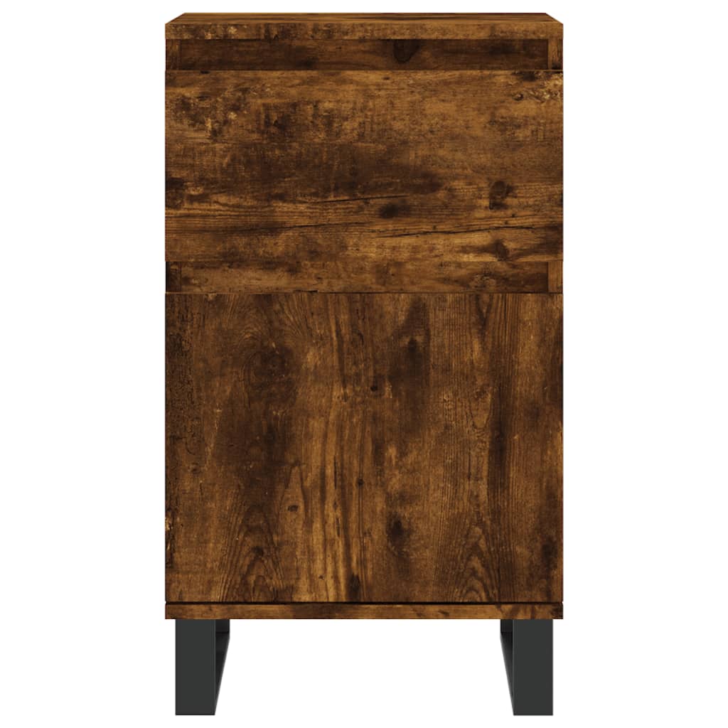 Sideboard Smoked Oak 40x35x70 cm Engineered Wood
