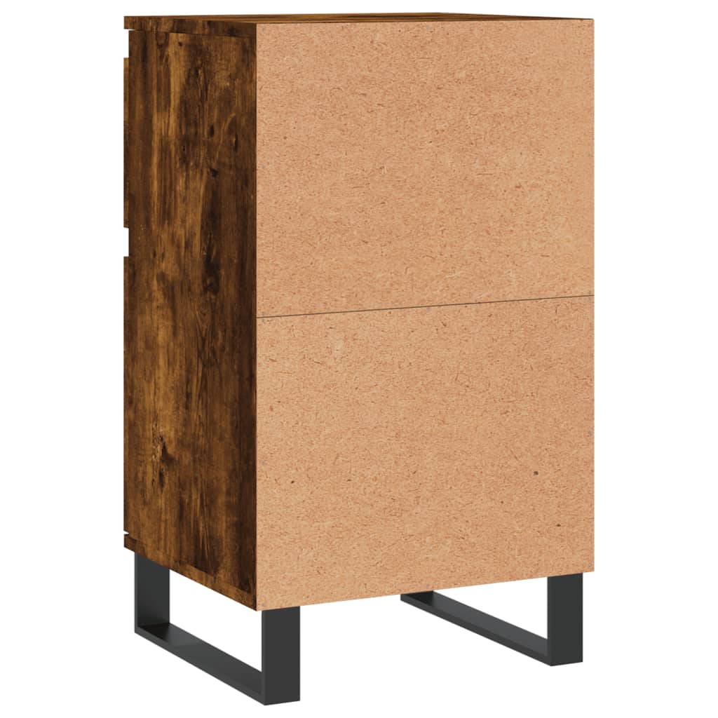 Sideboards 2 pcs Smoked Oak 40x35x70 cm Engineered Wood