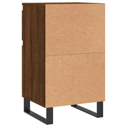 Sideboards 2 pcs Brown Oak 40x35x70 cm Engineered Wood