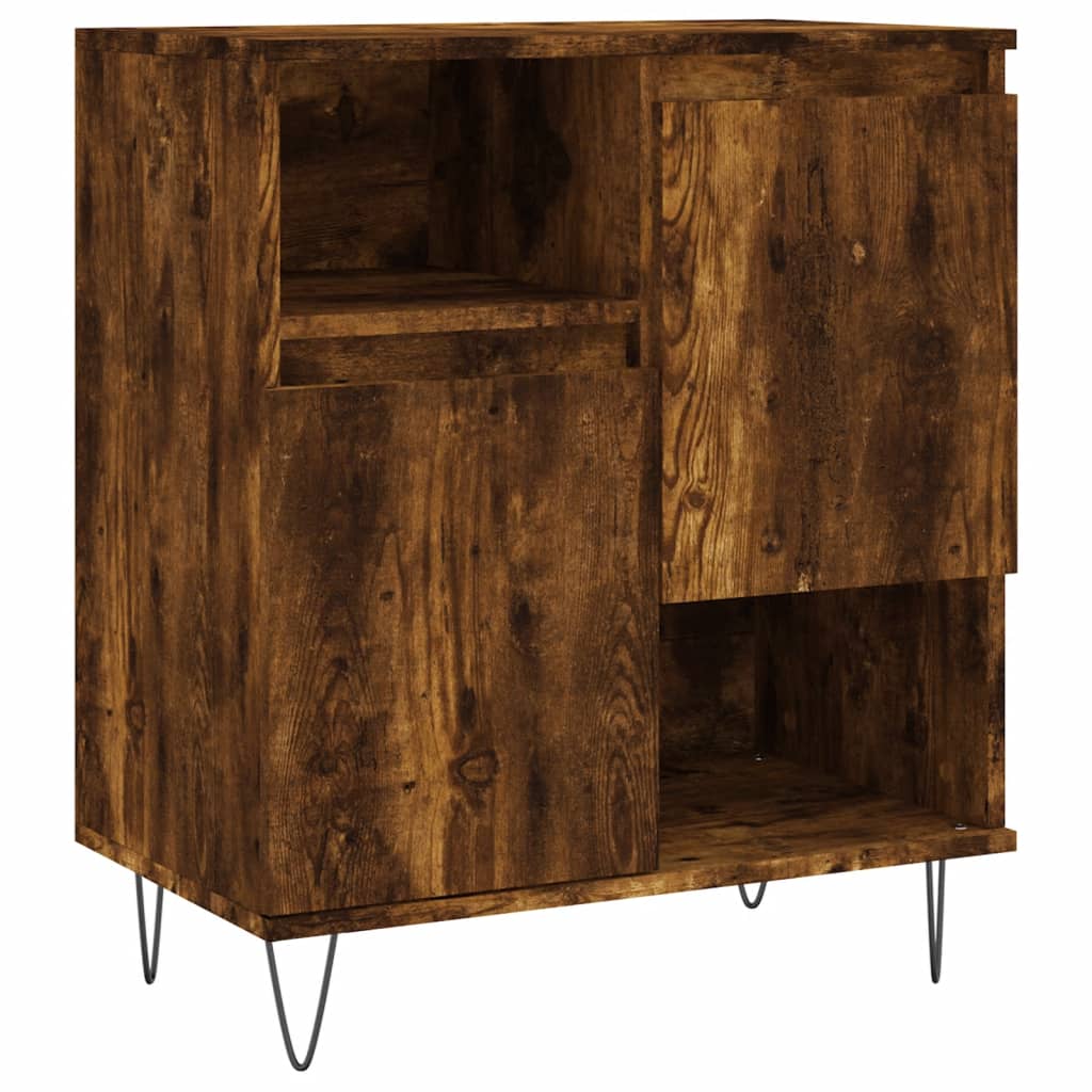 Sideboard Smoked Oak 60x35x70 cm Engineered Wood