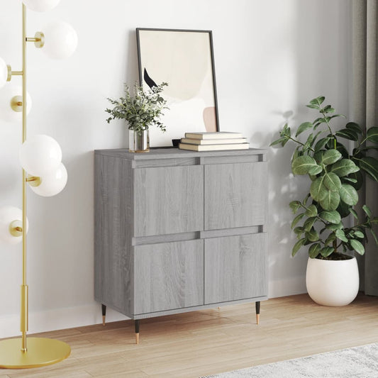 Sideboard Grey Sonoma 60x35x70 cm Engineered Wood